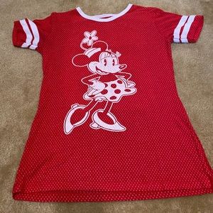 Minnie Mouse jersey.